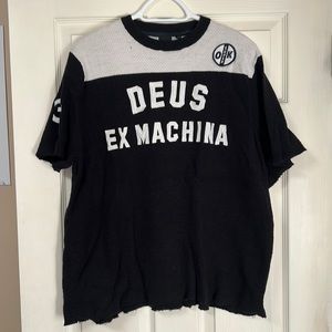 GRUNGY DEUS EX MACHINA JERSEY TEE CUSTOM!!